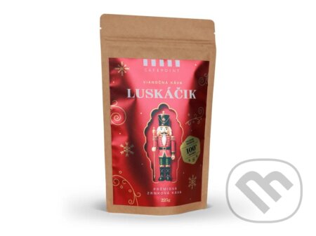 Kávy a čaje: Cafepoint Luskáčik 225g, zrnková káva (Cafepoint). Cafepoint, 2026 Kávy a čaje: Cafepoint Luskáčik 225g, zrnková káva (Cafepoint). Cafepoint, 2026