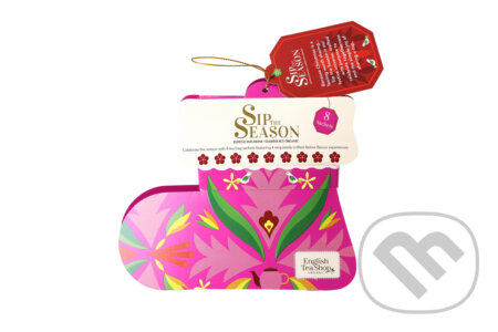 Kávy a čaje: Sip the season SANTA´S PINK STOCKING (English Tea Shop). English Tea Shop, 2026 Kávy a čaje: Sip the season SANTA´S PINK STOCKING (English Tea Shop). English Tea Shop, 2026