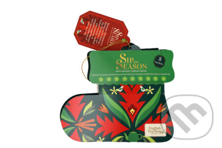 Kávy a čaje: Sip the season SANTA´S GREEN STOCKING (English Tea Shop). English Tea Shop, 2026 Kávy a čaje: Sip the season SANTA´S GREEN STOCKING (English Tea Shop). English Tea Shop, 2026