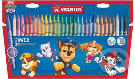 Vláknová fixka - STABILO power PAW Patrol - 30 ks súprava - s potlačou PAW Patrol (STABILO). STABILO, 2026 Vláknová fixka - STABILO power PAW Patrol - 30 ks súprava - s potlačou PAW Patrol (STABILO). STABILO, 2026