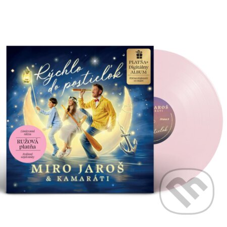 Hudební CD: Miro Jaroš: Rýchlo do postieľok (bledoružový viny) (Galgan music). Galgan music, 2026 Hudební CD: Miro Jaroš: Rýchlo do postieľok (bledoružový viny) (Galgan music). Galgan music, 2026