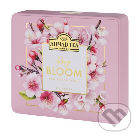 Kávy a čaje: AHMAD TEA Rosy bloom kolekcia čajov 4 príchute 32 sáčkov (AHMAD TEA). AHMAD TEA, 2025 Kávy a čaje: AHMAD TEA Rosy bloom kolekcia čajov 4 príchute 32 sáčkov (AHMAD TEA). AHMAD TEA, 2025