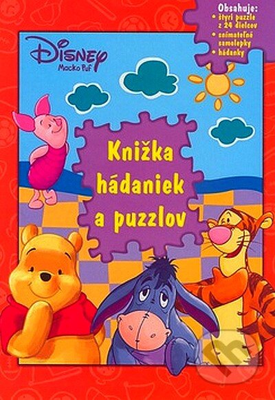 Knižka hádaniek a puzzlov - Macko Puf, Egmont SK, 2007