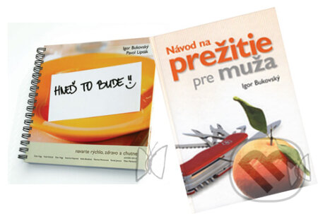 Kniha: Hneď to bude + Návod na prežitie pre muža (komplet) (Igor Bukovský a Pavol Lipták). AKV - Ambulancia klinickej výživy Kniha: Hneď to bude + Návod na prežitie pre muža (komplet) (Igor Bukovský a Pavol Lipták). AKV - Ambulancia klinickej výživy