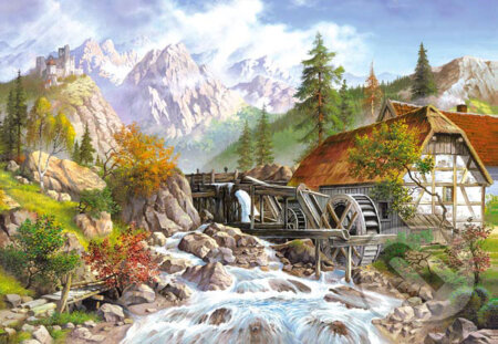 Puzzle: Vodný mlyn (Castorland). Castorland Puzzle: Vodný mlyn (Castorland). Castorland