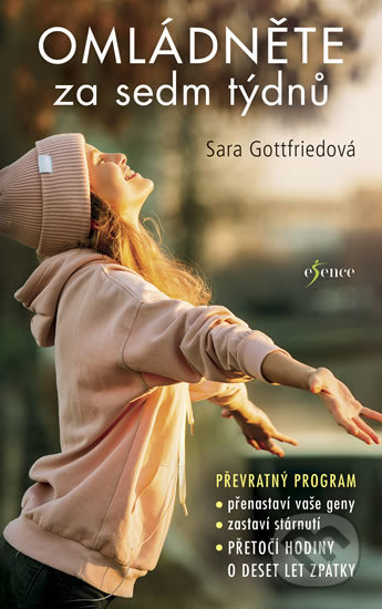 Kniha: Omládněte za sedm týdnů (Sara Gottfried). Esence, 2018 Kniha: Omládněte za sedm týdnů (Sara Gottfried). Esence, 2018