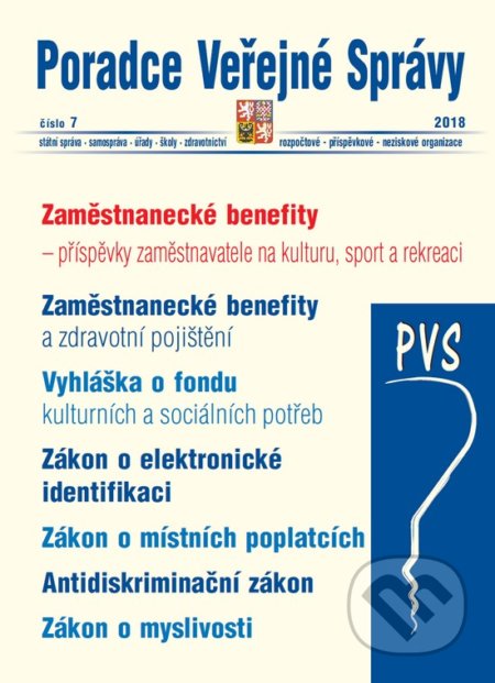 Poradce Veřejné Správy 7/2018 (Poradce s.r.o.). Poradce s.r.o., 2018 Poradce Veřejné Správy 7/2018 (Poradce s.r.o.). Poradce s.r.o., 2018