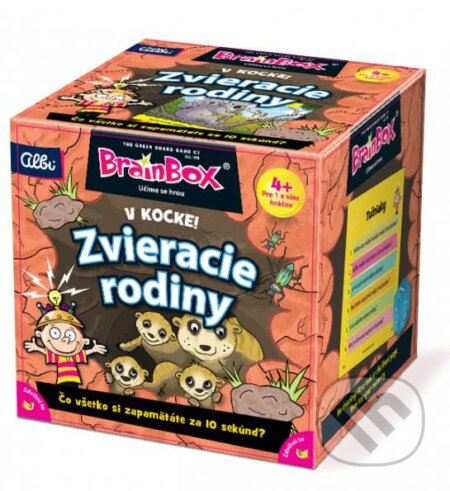 Spoločenská hra: V kocke! Zvieracie rodiny (Albi). Albi, 2018 Spoločenská hra: V kocke! Zvieracie rodiny (Albi). Albi, 2018