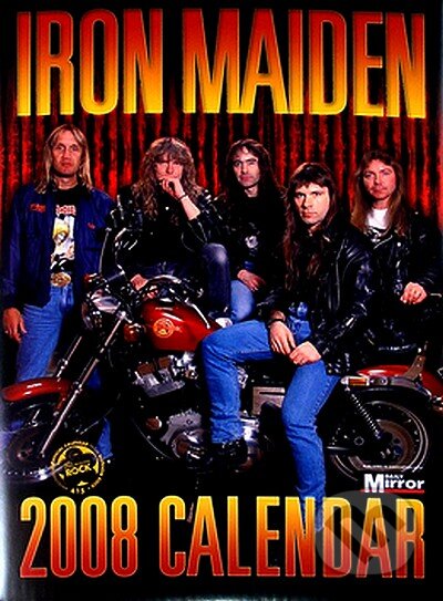 Iron Maiden 2008 - nástěnný kalendář, Cure Pink, 2007