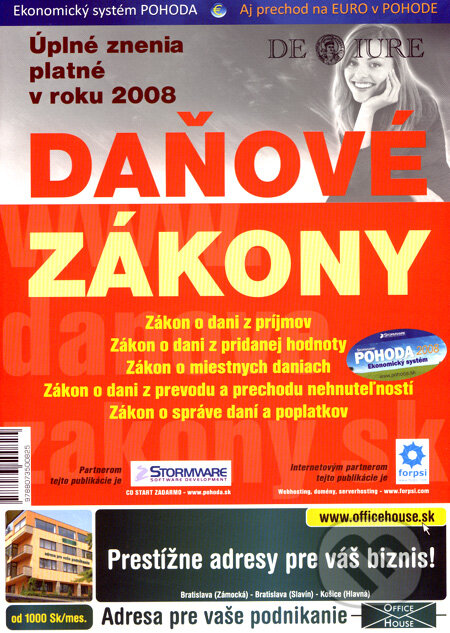 Kniha: Daňové zákony 2008 (Newsletter). Newsletter, 2008 Kniha: Daňové zákony 2008 (Newsletter). Newsletter, 2008