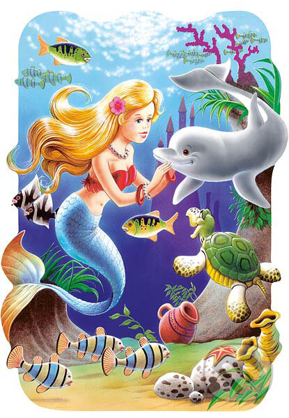 Puzzle: Malá morská víla (Castorland). Castorland Puzzle: Malá morská víla (Castorland). Castorland