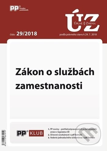 Úplné znenia zákonov 29/2018 (Poradca podnikateľa). Poradca podnikateľa, 2018 Úplné znenia zákonov 29/2018 (Poradca podnikateľa). Poradca podnikateľa, 2018