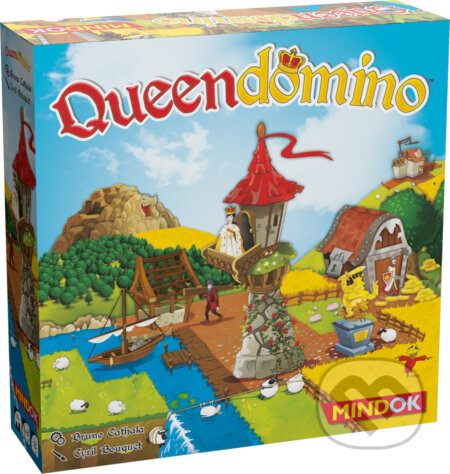 Spoločenská hra: Queendomino (Bruno Cathala). Mindok, 2018 Spoločenská hra: Queendomino (Bruno Cathala). Mindok, 2018