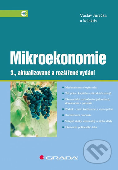 Kniha: Mikroekonomie (Václav Jurečka a kolektiv). Grada, 2018 Kniha: Mikroekonomie (Václav Jurečka a kolektiv). Grada, 2018