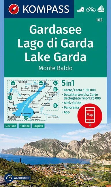 Gardasee / Lago di Garda / Lake Garda (Kompass). Kompass, 2018 Gardasee / Lago di Garda / Lake Garda (Kompass). Kompass, 2018