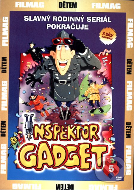 Film: Inšpektor Gadget 5. (Bruno Bianchi a Bernard Deyriès) (DVD). Hollywood, 2018 Film: Inšpektor Gadget 5. (Bruno Bianchi a Bernard Deyriès) (DVD). Hollywood, 2018