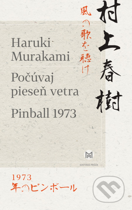 Kniha: Počúvaj pieseň vetra, Pinball 1973 (Haruki Murakami). Slovart, 2019 Kniha: Počúvaj pieseň vetra, Pinball 1973 (Haruki Murakami). Slovart, 2019