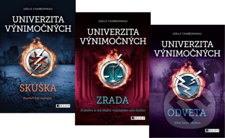 Kniha: Univerzita výnimočných (komplet) (Joelle Charbonneau). Fragment, 2018 Kniha: Univerzita výnimočných (komplet) (Joelle Charbonneau). Fragment, 2018