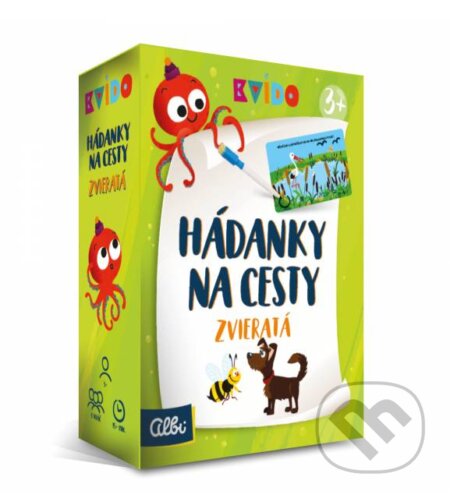Kniha: Kvído Hádanky na cesty Zvieratá (Albi). Albi, 2018 Kniha: Kvído Hádanky na cesty Zvieratá (Albi). Albi, 2018