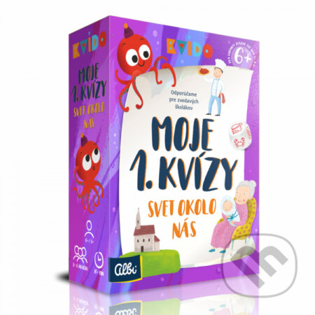 Spoločenská hra: Kvído Moje prvé kvízy Svet okolo nás (Albi). Albi, 2018 Spoločenská hra: Kvído Moje prvé kvízy Svet okolo nás (Albi). Albi, 2018