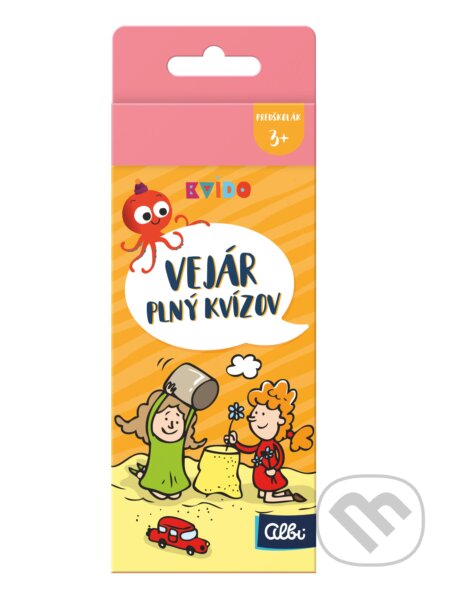 Spoločenská hra: Kvído Vejár plný kvízov 3+ (Albi). Albi, 2018 Spoločenská hra: Kvído Vejár plný kvízov 3+ (Albi). Albi, 2018