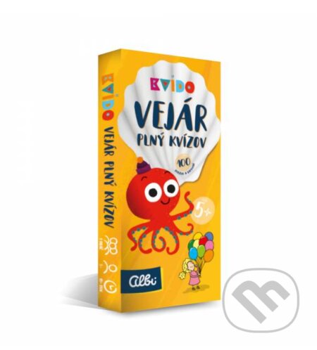 Kniha: Kvído Vejár plný kvízov 5+ (Albi). Albi, 2018 Kniha: Kvído Vejár plný kvízov 5+ (Albi). Albi, 2018