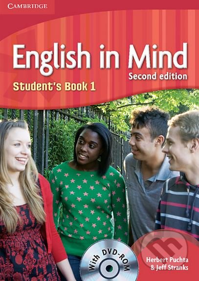 Kniha: English in Mind 1: Student's Book with DVD-ROM (Herbert Puchta a Jeff Stranks). Cambridge University Press, 2010 Kniha: English in Mind 1: Student's Book with DVD-ROM (Herbert Puchta a Jeff Stranks). Cambridge University Press, 2010