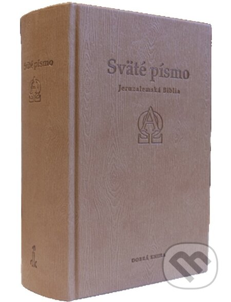 Kniha: Sväté písmo - Jeruzalemská Biblia (stredná, pevná väzba, béžová obálka s reliéfom) (Dobrá kniha). Dobrá kniha, 2018 Kniha: Sväté písmo - Jeruzalemská Biblia (stredná, pevná väzba, béžová obálka s reliéfom) (Dobrá kniha). Dobrá kniha, 2018