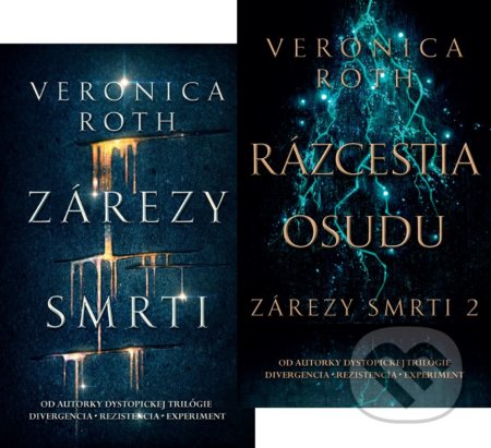 Kniha: Zárezy smrti 1 + 2 (Veronica Roth), 2018 Kniha: Zárezy smrti 1 + 2 (Veronica Roth), 2018