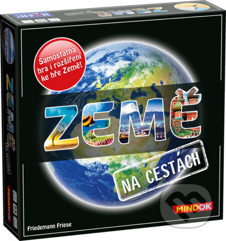 Spoločenská hra: Země: Na cestách (Friedemann Friese). Mindok, 2018 Spoločenská hra: Země: Na cestách (Friedemann Friese). Mindok, 2018