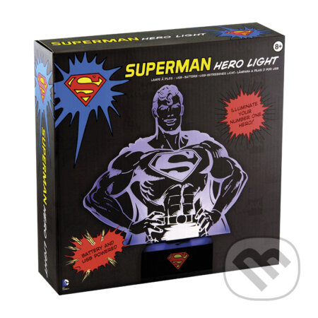 Lampička Superman (Magicbox FanStyle). Magicbox FanStyle, 2018 Lampička Superman (Magicbox FanStyle). Magicbox FanStyle, 2018