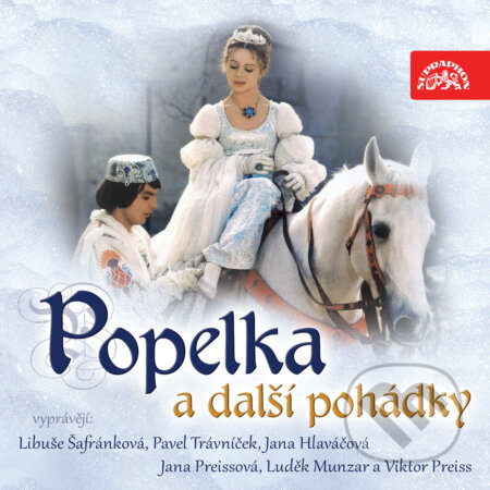 Audiokniha: Popelka a další pohádky (Bohumil Říha, Hans Christian Andersen, Jiří Horčička, Jiří Tušl, Ondřej Suchý a Václav Hons). Supraphon, 2018 Audiokniha: Popelka a další pohádky (Bohumil Říha, Hans Christian Andersen, Jiří Horčička, Jiří Tušl, Ondřej Suchý a Václav Hons). Supraphon, 2018