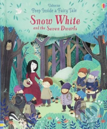 Kniha: Peep Inside a Fairy Tale Snow White and the Seven Dwarfs (Anna Milbourne). Usborne, 2018 Kniha: Peep Inside a Fairy Tale Snow White and the Seven Dwarfs (Anna Milbourne). Usborne, 2018