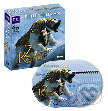 Audiokniha: Zlatý kompas (12 CD) (Philip Pullman). Ikar, 2008 Audiokniha: Zlatý kompas (12 CD) (Philip Pullman). Ikar, 2008