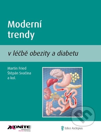 Kniha: Moderní trendy v léčbě obezity a diabetu (Martin Fried, Štěpán Svačina a kolektív). Axonite, 2018 Kniha: Moderní trendy v léčbě obezity a diabetu (Martin Fried, Štěpán Svačina a kolektív). Axonite, 2018