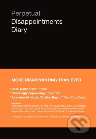 Kniha: Perpetual Disappointments Diary (Nick Asbury). Pan Macmillan, 2018 Kniha: Perpetual Disappointments Diary (Nick Asbury). Pan Macmillan, 2018
