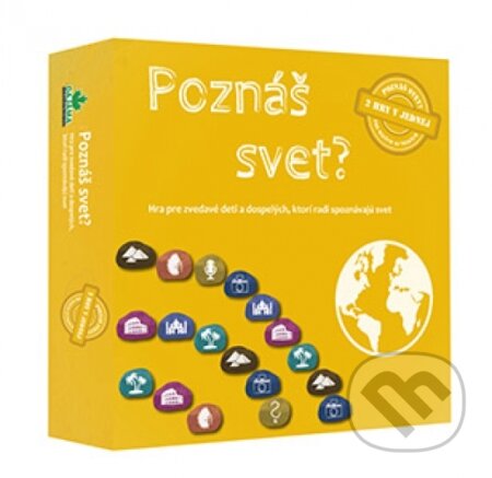 Spoločenská hra: Poznáš svet? (Autorský kolektív). DAJAMA, 2018 Spoločenská hra: Poznáš svet? (Autorský kolektív). DAJAMA, 2018