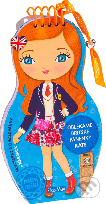 Kniha: Oblékáme britské panenky - Kate (Julie Camel). Ella & Max, 2017 Kniha: Oblékáme britské panenky - Kate (Julie Camel). Ella & Max, 2017