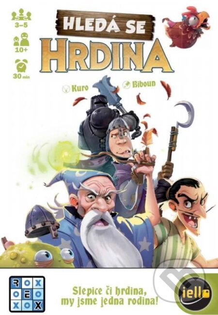 Společenská hra: Hledá se hrdina (REXhry). REXhry, 2014 Společenská hra: Hledá se hrdina (REXhry). REXhry, 2014