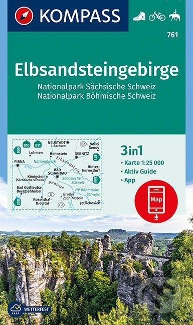 Elbsandsteingebirge (Kompass). Kompass, 2018 Elbsandsteingebirge (Kompass). Kompass, 2018