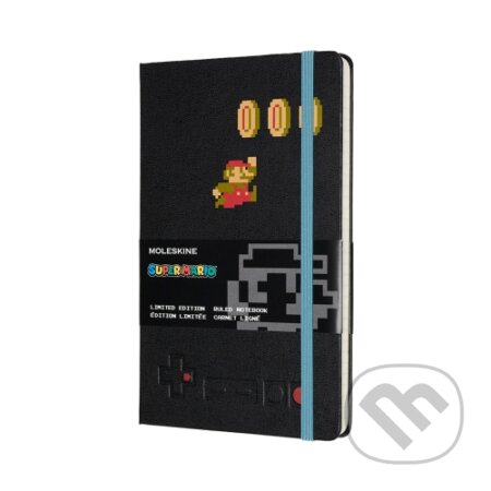 Moleskine – zápisník Super Mario (Mario in Motion) (Moleskine). Moleskine, 2018 Moleskine – zápisník Super Mario (Mario in Motion) (Moleskine). Moleskine, 2018
