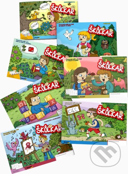 Kniha: Škôlkar (kolekcia 7 pracovných zošitov) (Dana Masaryková, Iveta Juricová, Jana Chmurová, Katarína Thúróczy, Renáta Pondelíková a Zuzana Petrová). Raabe, 2018 Kniha: Škôlkar (kolekcia 7 pracovných zošitov) (Dana Masaryková, Iveta Juricová, Jana Chmurová, Katarína Thúróczy, Renáta Pondelíková a Zuzana Petrová). Raabe, 2018