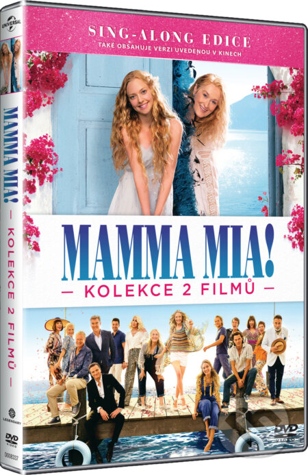 Film: Mamma Mia!: Kolekce 2 filmů (Ol Parker) (DVD). Bonton Film, 2018 Film: Mamma Mia!: Kolekce 2 filmů (Ol Parker) (DVD). Bonton Film, 2018