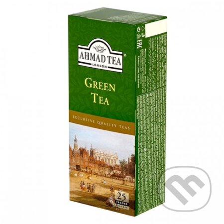 Kávy a čaje: Zelený čaj Green Tea (AHMAD TEA). AHMAD TEA, 2018 Kávy a čaje: Zelený čaj Green Tea (AHMAD TEA). AHMAD TEA, 2018