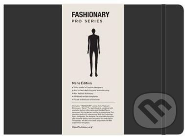 Fashionary Portfolio Mens Sketchbook, Fashionary, 2018