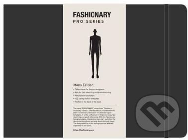 Kniha: Fashionary Portfolio Mens Sketchbook (Fashionary). Fashionary, 2018 Kniha: Fashionary Portfolio Mens Sketchbook (Fashionary). Fashionary, 2018