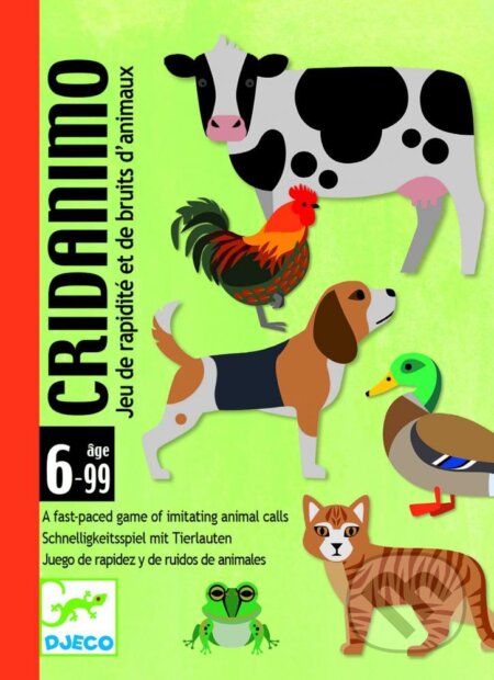Spoločenská hra: Cridanimo (Djeco). Djeco, 2018 Spoločenská hra: Cridanimo (Djeco). Djeco, 2018