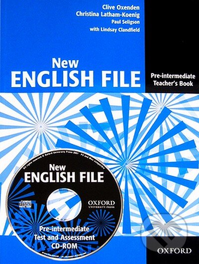 Kniha: New English File - Pre-intermediate Teacher's book + Test and Assessment CD-ROM (Autorský kolektív). Oxford University Press, 2008 Kniha: New English File - Pre-intermediate Teacher's book + Test and Assessment CD-ROM (Autorský kolektív). Oxford University Press, 2008