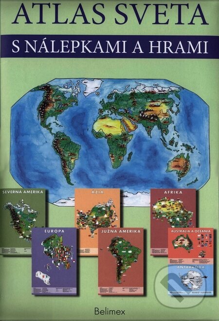 Atlas sveta s nálepkami a hrami, Belimex, 2008