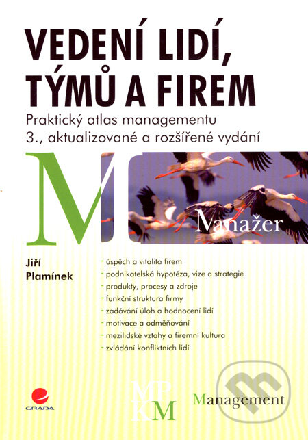 Kniha: Vedení lidí, týmů a firem (Jiří Plamínek). Grada, 2008 Kniha: Vedení lidí, týmů a firem (Jiří Plamínek). Grada, 2008
